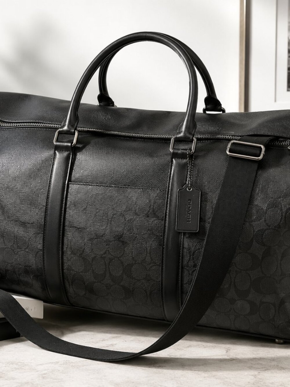 NEW COACH TREKKER SIGNATURE DUFFEL - $400